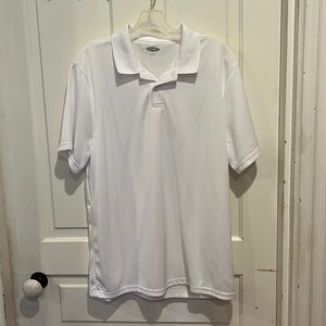 Old Navy white polo men’s